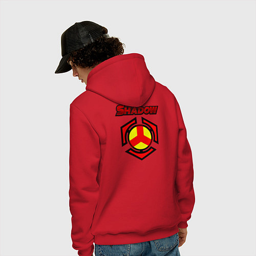 Мужская толстовка-худи SonicSW / Красный – фото 4
