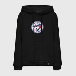 Толстовка-худи хлопковая мужская Toronto Blue Jays, цвет: черный
