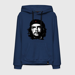 Толстовка-худи хлопковая мужская Ernesto Che Guevara, цвет: тёмно-синий