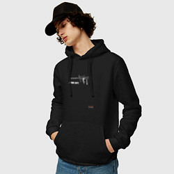 Толстовка-худи хлопковая мужская JS 9MM SAINTS, цвет: черный — фото 2
