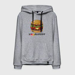 Толстовка-худи хлопковая мужская VAGBURGER, цвет: меланж