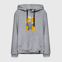 Толстовка-худи хлопковая мужская Магическая битва Нанами Кенто, цвет: меланж