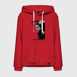 Толстовка-худи хлопковая мужская Jared Joseph Leto 30 Seconds To Mars, цвет: красный