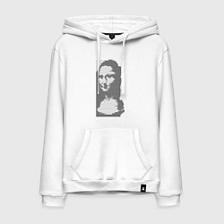 Мужская толстовка-худи Mona Lisa text