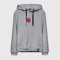 Толстовка-худи хлопковая мужская Губки с чупа-чупсом, цвет: меланж