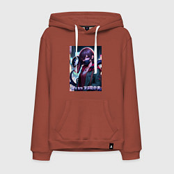 Толстовка-худи хлопковая мужская We are Venom - meme, цвет: кирпичный