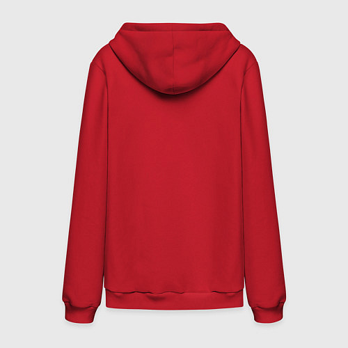 Мужская толстовка-худи Имею право хранить ворчание / Красный – фото 2