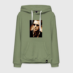 Толстовка-худи хлопковая мужская Крёстный отец - Аль Пачино, цвет: авокадо