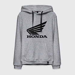 Толстовка-худи хлопковая мужская Honda Motor, цвет: меланж