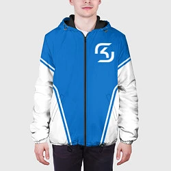 Куртка с капюшоном мужская SK-Gaming, цвет: 3D-черный — фото 2
