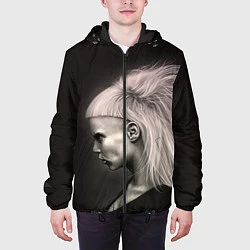 Куртка с капюшоном мужская Die Antwoord GIrl, цвет: 3D-черный — фото 2