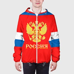 Куртка с капюшоном мужская Сборная РФ: #8 OVECHKIN, цвет: 3D-белый — фото 2