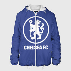 Куртка с капюшоном мужская Chelsea FC, цвет: 3D-белый