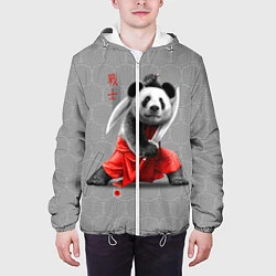Куртка с капюшоном мужская Master Panda, цвет: 3D-белый — фото 2