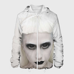 Куртка с капюшоном мужская Die Antwoord: Black Eyes, цвет: 3D-белый