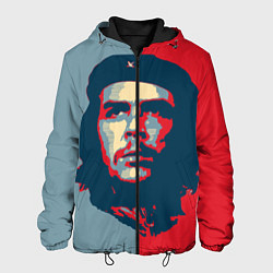 Куртка с капюшоном мужская Che Guevara, цвет: 3D-черный