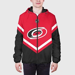 Куртка с капюшоном мужская NHL: Carolina Hurricanes, цвет: 3D-черный — фото 2