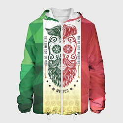Куртка с капюшоном мужская Мексика, цвет: 3D-белый