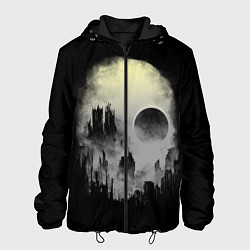 Куртка с капюшоном мужская Мертвый туман, цвет: 3D-черный