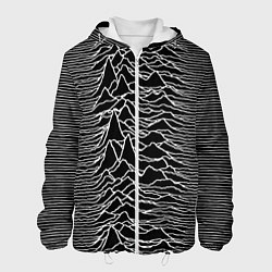 Куртка с капюшоном мужская Joy Division: Unknown Pleasures, цвет: 3D-белый