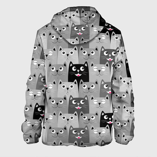 Мужская куртка Котейки / 3D-Черный – фото 2