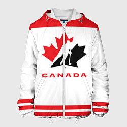 Куртка с капюшоном мужская Canada Team, цвет: 3D-белый