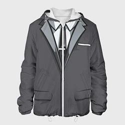 Куртка с капюшоном мужская Костюм, цвет: 3D-белый