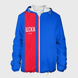 Куртка с капюшоном мужская ЦСКА Форма, цвет: 3D-белый