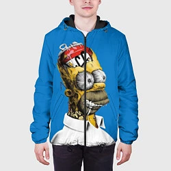 Куртка с капюшоном мужская Duff Brain, цвет: 3D-черный — фото 2
