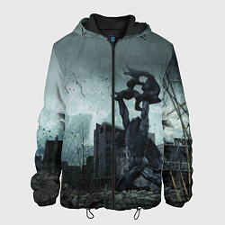 Куртка с капюшоном мужская STALKER: Pripyat, цвет: 3D-черный