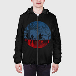 Куртка с капюшоном мужская Inside, цвет: 3D-черный — фото 2