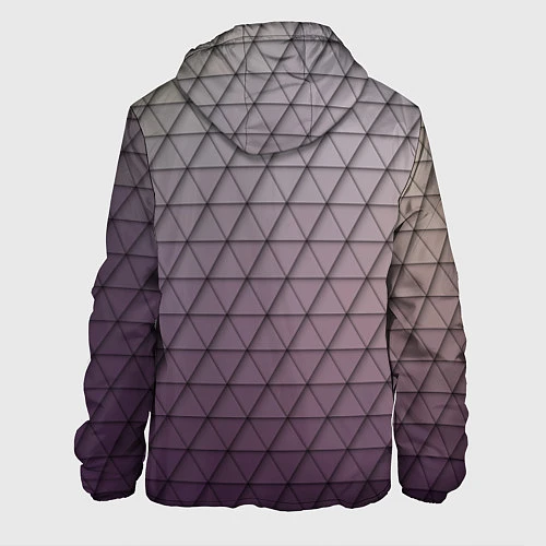 Мужская куртка Кольчуга из треугольников / 3D-Черный – фото 2