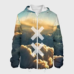 Куртка с капюшоном мужская The XX: Clouds, цвет: 3D-белый