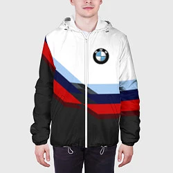 Куртка с капюшоном мужская BMW M SPORT, цвет: 3D-белый — фото 2