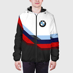 Куртка с капюшоном мужская BMW M SPORT, цвет: 3D-черный — фото 2