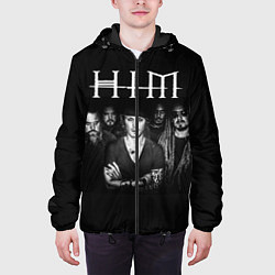 Куртка с капюшоном мужская HIM Rock, цвет: 3D-черный — фото 2