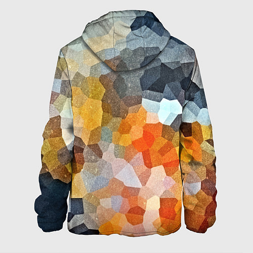 Мужская куртка Мозаика в блеске / 3D-Черный – фото 2