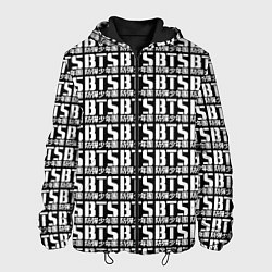 Куртка с капюшоном мужская BTS K-pop pattern, цвет: 3D-черный