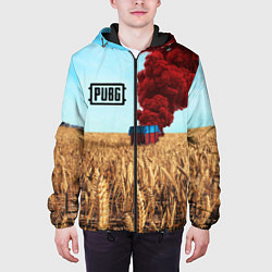 Куртка с капюшоном мужская PUBG Box, цвет: 3D-черный — фото 2