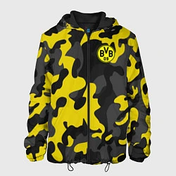 Куртка с капюшоном мужская Borussia 2018 Military Sport, цвет: 3D-черный
