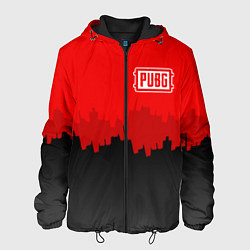 Куртка с капюшоном мужская PUBG: City Blood, цвет: 3D-черный