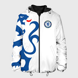 Куртка с капюшоном мужская FC Chelsea: White Lion, цвет: 3D-черный