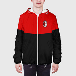Куртка с капюшоном мужская АC Milan: R&B Sport, цвет: 3D-белый — фото 2
