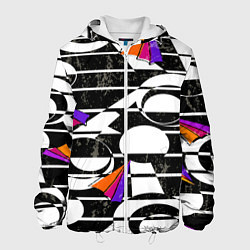 Куртка с капюшоном мужская Pop ART collection, цвет: 3D-белый