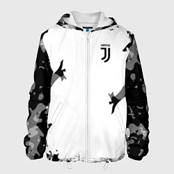 Куртка с капюшоном мужская FC Juventus: White Original, цвет: 3D-белый