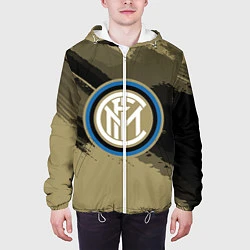 Куртка с капюшоном мужская FC Inter: Dark Sport, цвет: 3D-белый — фото 2