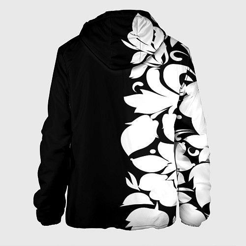 Мужская куртка Russia: B&W Floral / 3D-Черный – фото 2