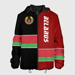 Куртка с капюшоном мужская Belarus Style, цвет: 3D-черный