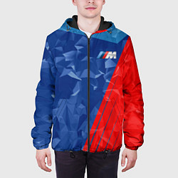 Куртка с капюшоном мужская BMW: Poly Motorsport, цвет: 3D-черный — фото 2