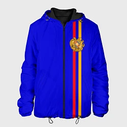 Куртка с капюшоном мужская Армения, цвет: 3D-черный